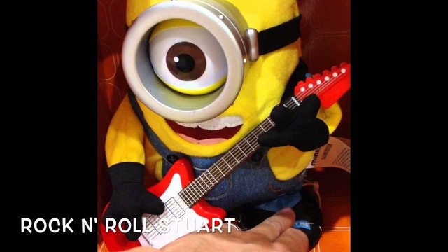Minions Toys - Tumblin' Stuart, Rock n' Roll Stuart, Sing n' Dance Bob