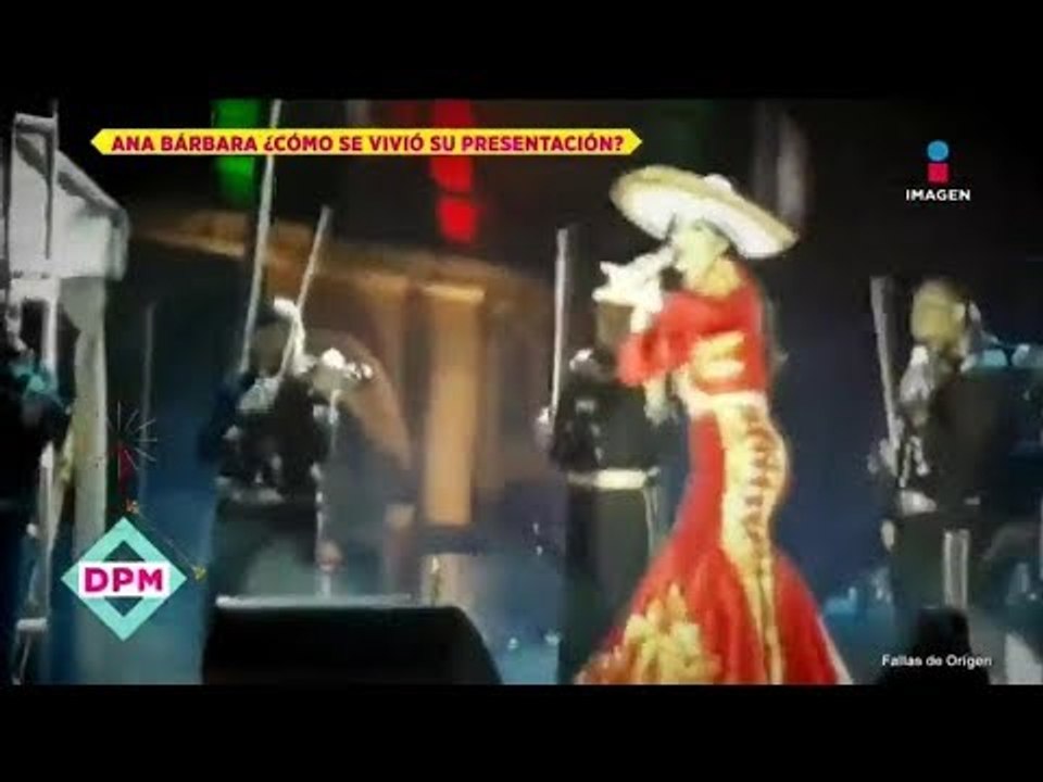 Así se vivió la presentación de Ana Bárbara en los festejos mexicanos | De Primera Mano