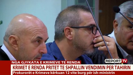 Report TV -Treshja e gjyqtarëve tërhiqet për vendim! Saimir Tahiri 4 orë pritje