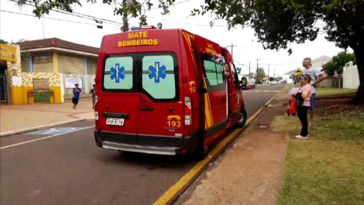 Menino fica ferido ao sofrer queda na Escola Municipal Artur Sartori