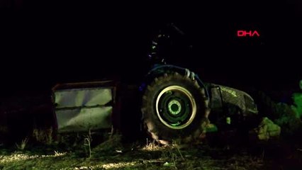 Tır, traktöre arkadan çarptı 1 ölü, 7 yaralı-ek