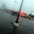 Inundações em Beaumont,  no Texas, sul dos EUA
