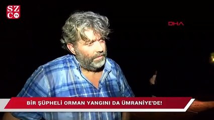 Bir şüpheli orman yangını da Ümraniye’de