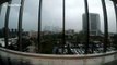 Time-lapse footage of Tropical Depression Imelda sweeping through downtown Houston