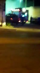 Andria: auto va a fuoco, Vigili del Fuoco sul posto