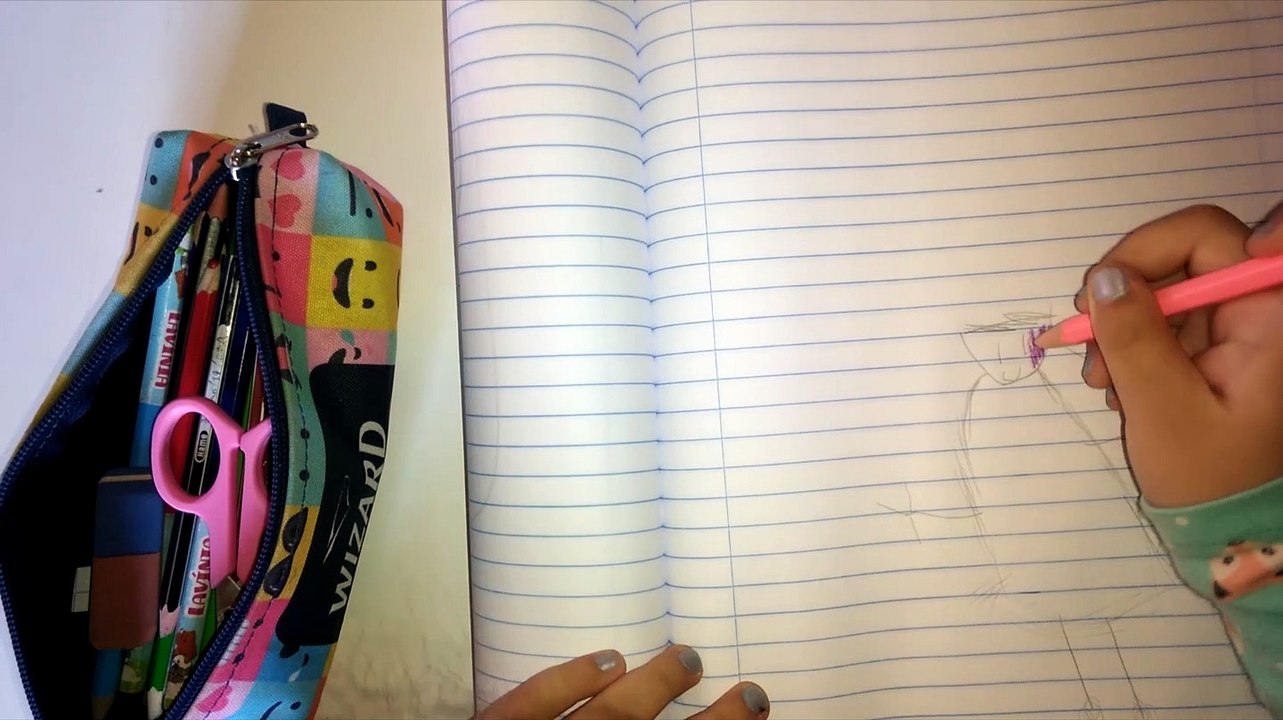 RECRIANDO O DESENHO DA MINHA IRMÃZINHA ;)