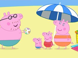 Pepa prase - Na Plazi sinhonizovano na srpski