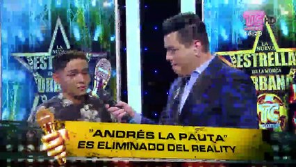 Andrés La Pauta fue eliminado de La Nueva Estrella de la Música Urbana