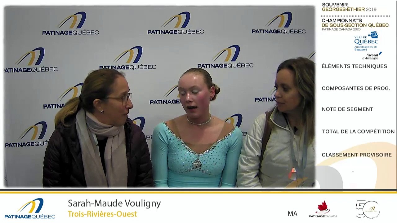 SGÉ 2019/CSS 2020 Pré-Novice Dames gr.5, prog court