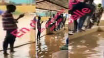 Le commissariat des Parcelles Assainies sous les eaux des pluies…(Vidéo)