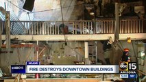 Fire destroys businesses in Globe-Miami area