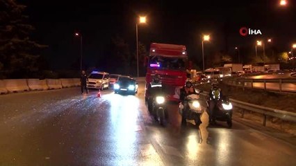 Alkollü sürücü bir otomobile çarpıp takla attı