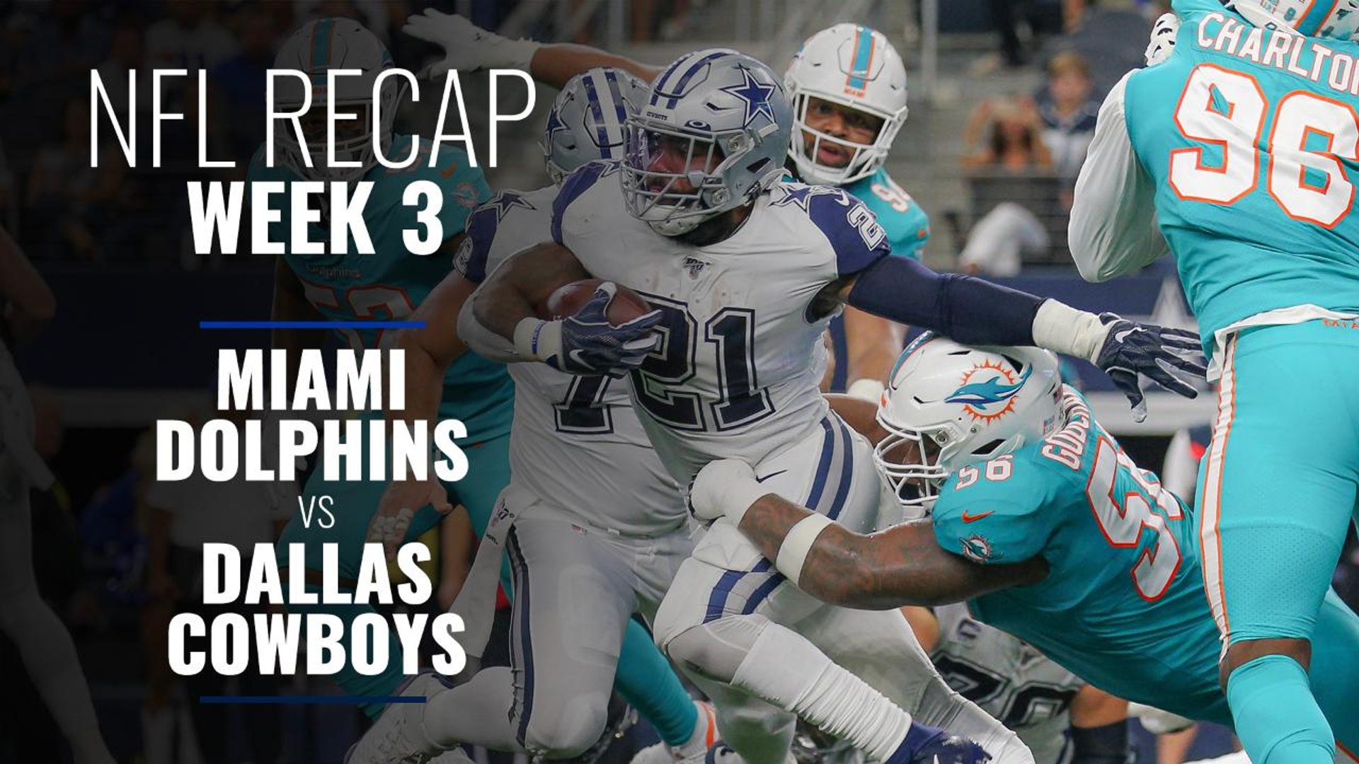 ⁣Week 3: Cowboys take down Dolphins