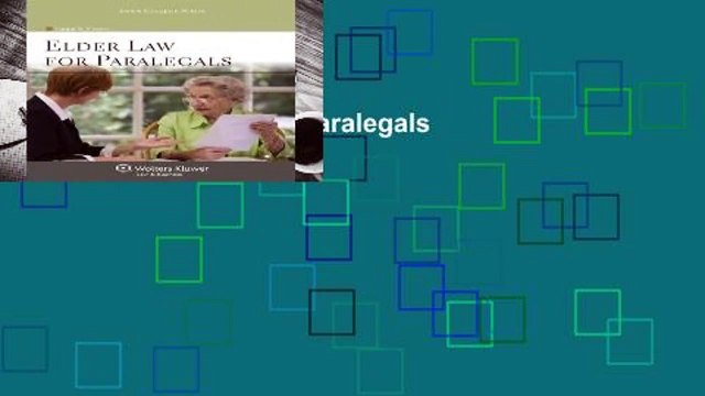 [READ] Elder Law for Paralegals (Aspen College)