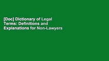 [Doc] Dictionary of Legal Terms: Definitions and Explanations for Non-Lawyers