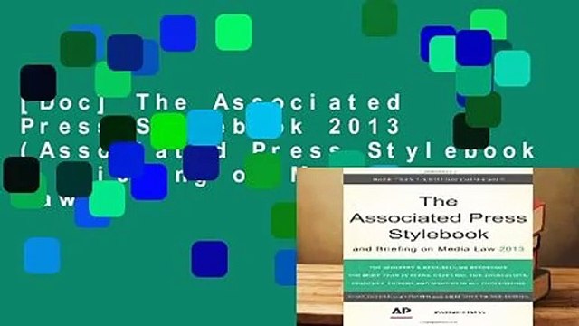 [Doc] The Associated Press Stylebook 2013 (Associated Press Stylebook Briefing on Media Law)