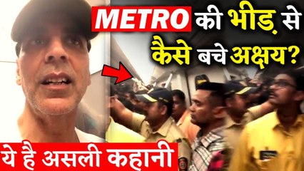 How No One Recognized Akshay Kumar in Mumbai Metro This Is The Real Story!