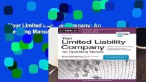 Your Limited Liability Company: An Operating Manual Complete