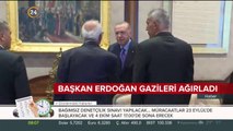 Başkan Erdoğan gazileri Külliye'de ağırladı