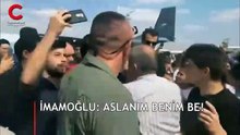 İmamoğlunun yürüyüşünde Erdoğan sesi yükselince