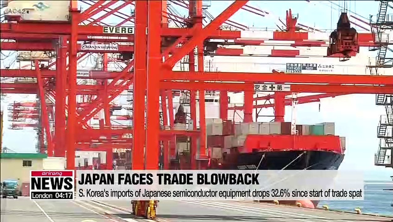 S. Korea's imports of Japanese semiconductor equipment drops 32.6% since start of trade spat