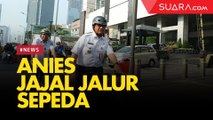 Anies Baswedan Jajal Jalur Sepeda dari Velodrome ke Balai Kota