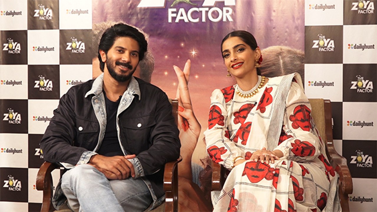 Sonam Kapoor and Dulquer Salmaan reveal interesting things of The Zoya Factor | FilmiBeat