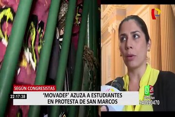 Letona sobre infiltrados de Movadef en UNMSM: “No quita legitimidad a la protesta”
