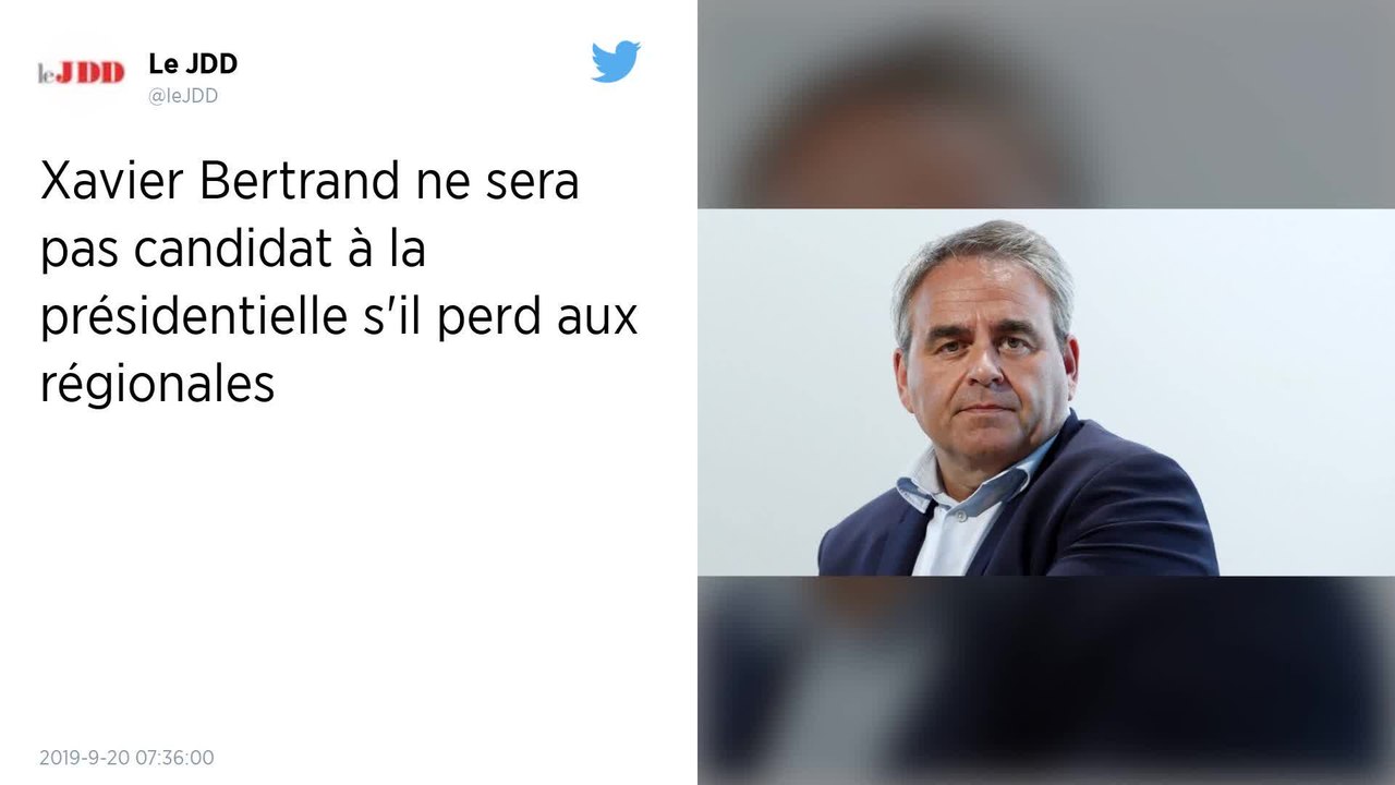 Xavier Bertrand « pense » à la présidentielle m...