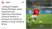 Football : Passé par Manchester United et l’AS Monaco, Dimitar Berbatov prend sa retraite