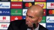 Football - Zinedine Zidane after PSG 3 - 0 Real Madrid