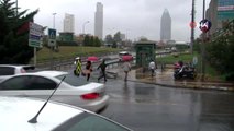 İstanbul'un Anadolu yakasında yağmur etkili olmaya başladı