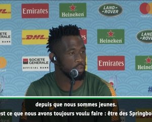 Afrique du Sud - Kolisi : "Personne n'a besoin de nous motiver"