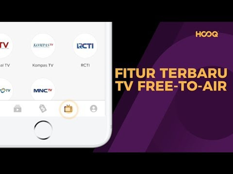 Streaming TV Free-to-air di HOOQ! Gak jamannya kudet lagi!