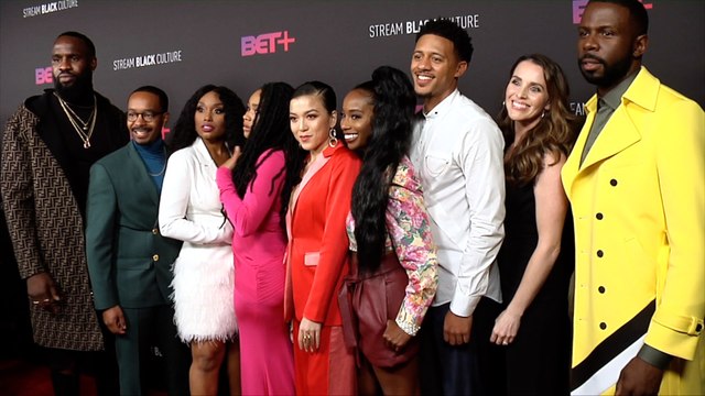 Cast of Bigger BET+ Launch Party Red Carpet