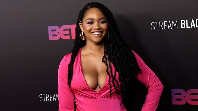 Tanisha Long Bigger BET+ Launch Party Red Carpet