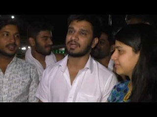 Kirrak Party Movie Team Prayers at Tirumala || Webdunia Telugu Cinema