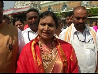 TTD BOARD MEMBER SAPNA TIRUMALA DARSHAN