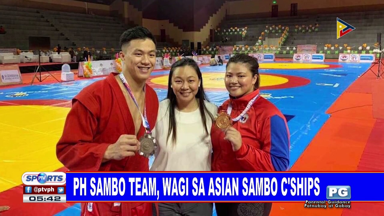 PH sambo team, wagi sa Asian Sambo Championships
