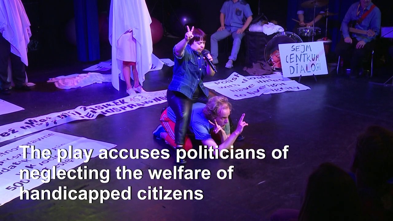 Down Syndrome Poles take their struggles to the stage