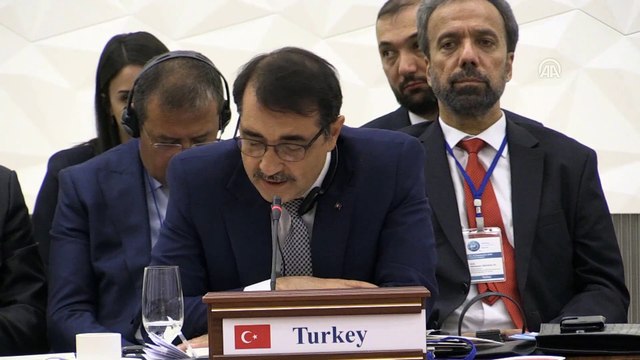 Orta Asya Bölgesel Ekonomik İşbirliği Enerji Bakanları Toplantısı - Fatih Dönmez - TAŞKENT