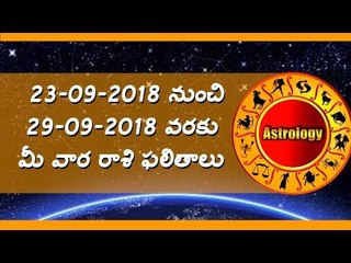 Rasi Phalalu || September 23rd to 29th Weekly Rasi Phalalu