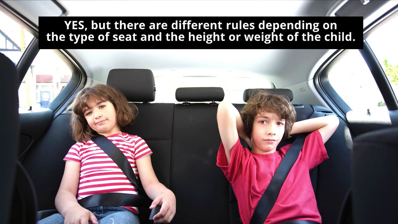 Children in cars - Are booster seats legal?