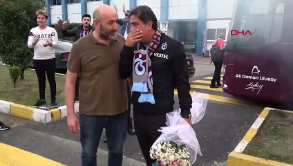 Trabzonsporlu taraftarlardan Ünal Karaman'a destek
