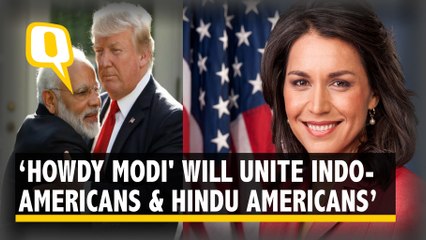 I'm very happy to see that Howdy Modi is bringing together Indian Americans and Hindu Americans: Gabbard