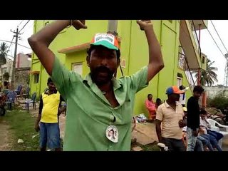 cm siddaramaiah follower in drunk mode .. listen his words