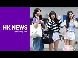 프로듀스48(PRODUCE48) 콘셉트 평가 출근길 - 김시현, 최예나, 왕이런