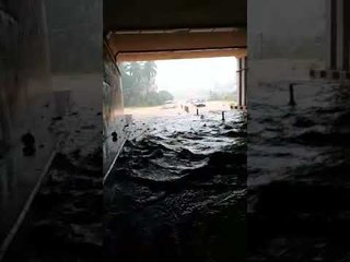 mangalore all roads submerged in the water