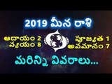 Meena Rasi 2019 || Pisces Horoscope 2019 || మీన రాశి 2019
