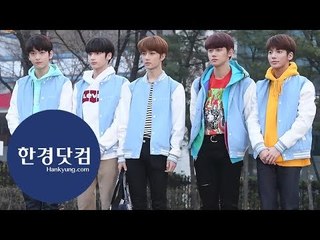 투모로우바이투게더(TXT), 조금은 익숙해진 출근길…'좋아~자연스러웠어~'(뮤직뱅크 출근길)